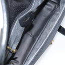 GUCCI Shoulder Bag Leather Canvas Black Gold 001 113 0613 Auth ep12275-17