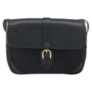 GUCCI Shoulder Bag Leather Canvas Black Gold 001 113 0613 Auth ep12275-2