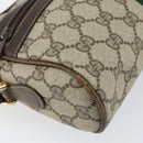 GUCCI GG Supreme Web Sherry Line Bag PVC Beige Gold 010 378 Auth ep12276-14