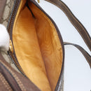 GUCCI GG Supreme Web Sherry Line Bag PVC Beige Gold 010 378 Auth ep12276-21