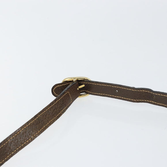 GUCCI GG Supreme Web Sherry Line Bag PVC Beige Gold 010 378 Auth ep12276