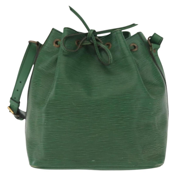 LOUIS VUITTON Epi Petit Noe Shoulder Bag Green M44104 LV Auth ep12277