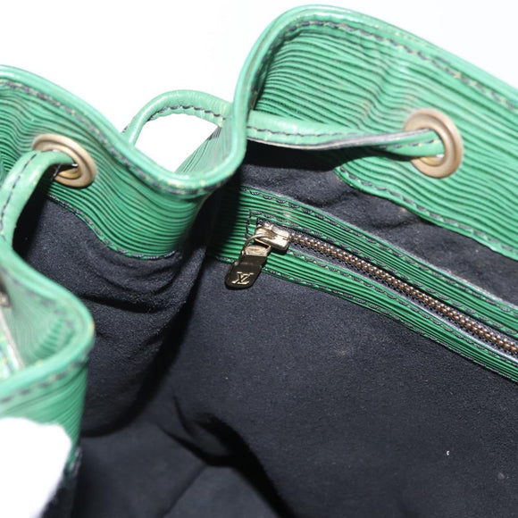 LOUIS VUITTON Epi Petit Noe Shoulder Bag Green M44104 LV Auth ep12277