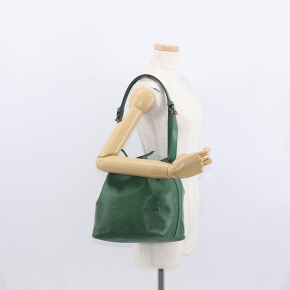 LOUIS VUITTON Epi Petit Noe Shoulder Bag Green M44104 LV Auth ep12277
