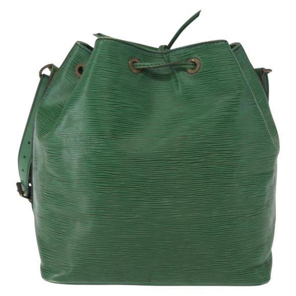 LOUIS VUITTON Epi Petit Noe Shoulder Bag Green M44104 LV Auth ep12277