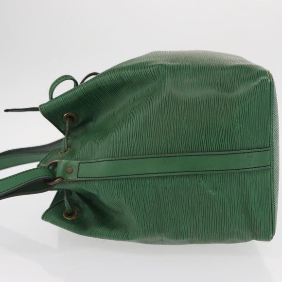 LOUIS VUITTON Epi Petit Noe Shoulder Bag Green M44104 LV Auth ep12277