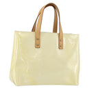 LOUIS VUITTON Monogram Vernis Reade PM Hand Bag Perle M91336 LV Auth ep12280-1