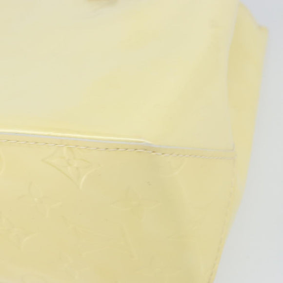 LOUIS VUITTON Monogram Vernis Reade PM Hand Bag Perle M91336 LV Auth ep12280