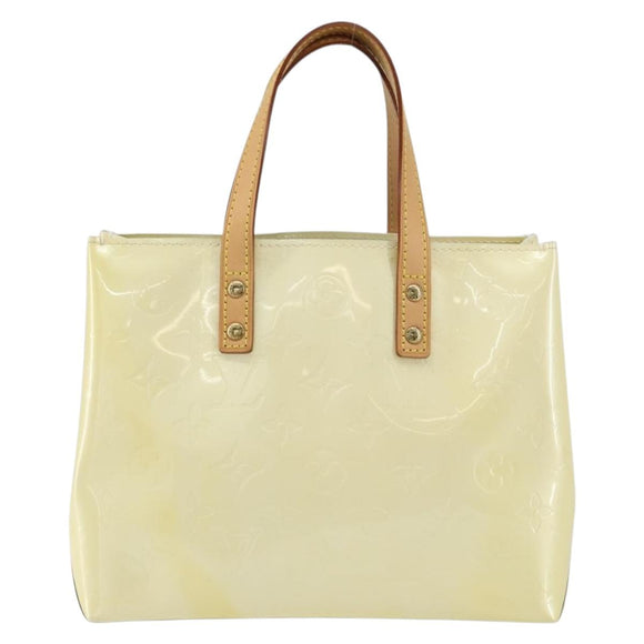 LOUIS VUITTON Monogram Vernis Reade PM Hand Bag Perle M91336 LV Auth ep12280