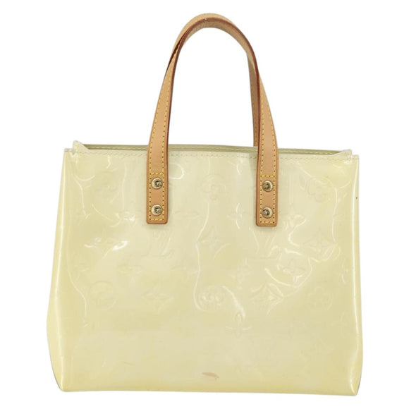LOUIS VUITTON Monogram Vernis Reade PM Hand Bag Perle M91336 LV Auth ep12280