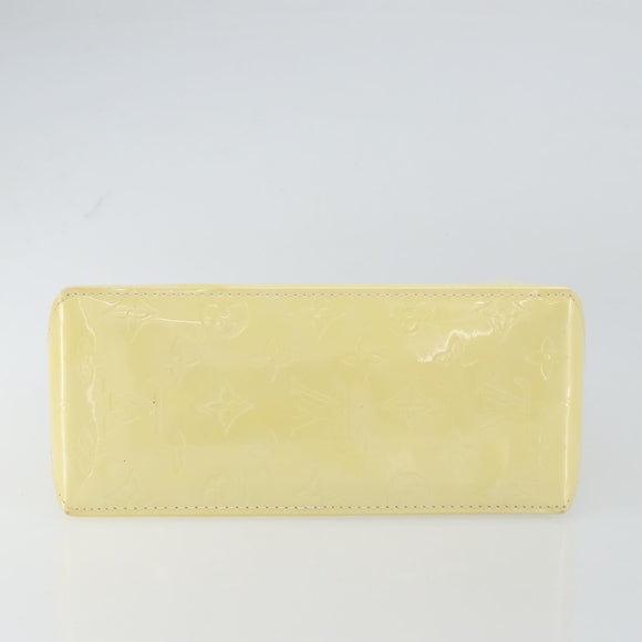 LOUIS VUITTON Monogram Vernis Reade PM Hand Bag Perle M91336 LV Auth ep12280