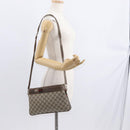 GUCCI GG Supreme Web Sherry Line Bag PVC Beige Gold 904 02 035 Auth ep12282-24
