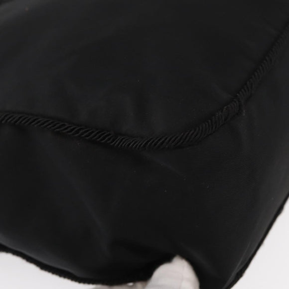 PRADA Hand Bag Nylon Black Auth ep12285