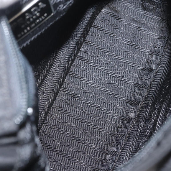 PRADA Hand Bag Nylon Black Auth ep12285