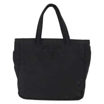 PRADA Hand Bag Nylon Black Auth ep12285 - 0