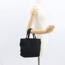 PRADA Hand Bag Nylon Black Auth ep12285-23