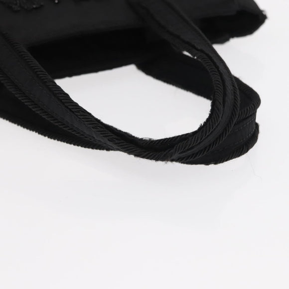PRADA Hand Bag Nylon Black Auth ep12285
