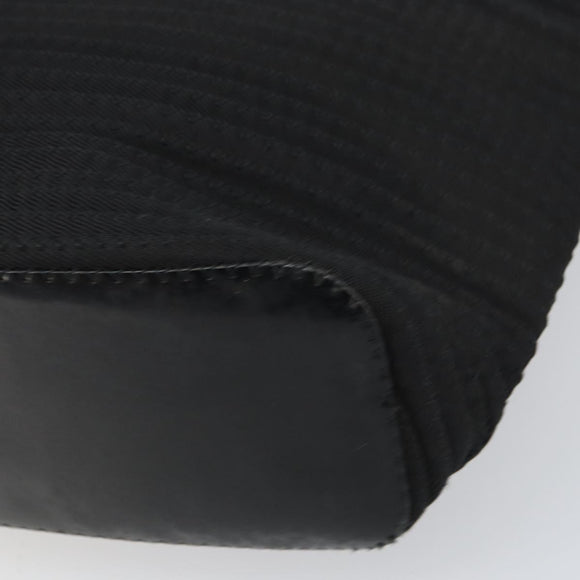 GUCCI Bamboo Tote Bag Nylon Black Silver 002 1364 0439 Auth ep12286