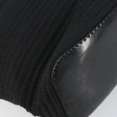 GUCCI Bamboo Tote Bag Nylon Black Silver 002 1364 0439 Auth ep12286-14