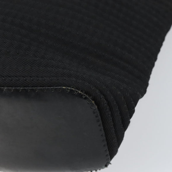 GUCCI Bamboo Tote Bag Nylon Black Silver 002 1364 0439 Auth ep12286