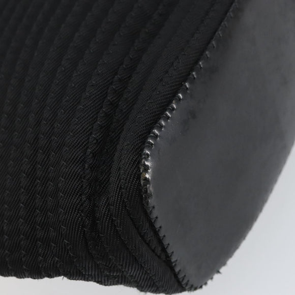 GUCCI Bamboo Tote Bag Nylon Black Silver 002 1364 0439 Auth ep12286