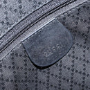 GUCCI Bamboo Tote Bag Nylon Black Silver 002 1364 0439 Auth ep12286-17