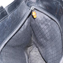 GUCCI Bamboo Tote Bag Nylon Black Silver 002 1364 0439 Auth ep12286-18