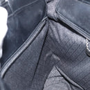 GUCCI Bamboo Tote Bag Nylon Black Silver 002 1364 0439 Auth ep12286-19