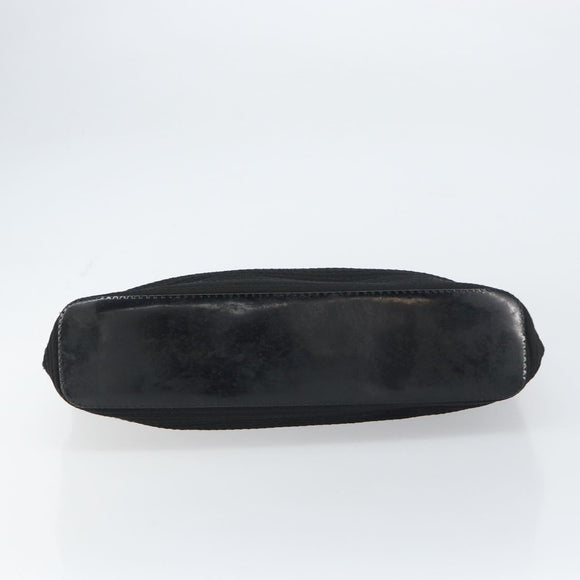 GUCCI Bamboo Tote Bag Nylon Black Silver 002 1364 0439 Auth ep12286