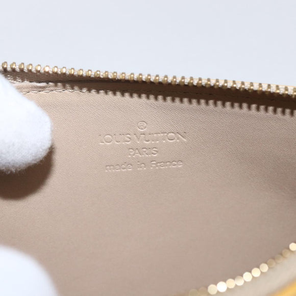 LOUIS VUITTON Monogram Vernis Lexington Pouch Beige M91010 LV Auth ep12290
