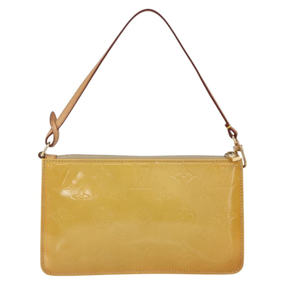 LOUIS VUITTON Monogram Vernis Lexington Pouch Beige M91010 LV Auth ep12290