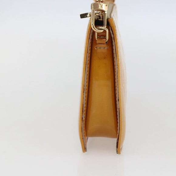 LOUIS VUITTON Monogram Vernis Lexington Pouch Beige M91010 LV Auth ep12290