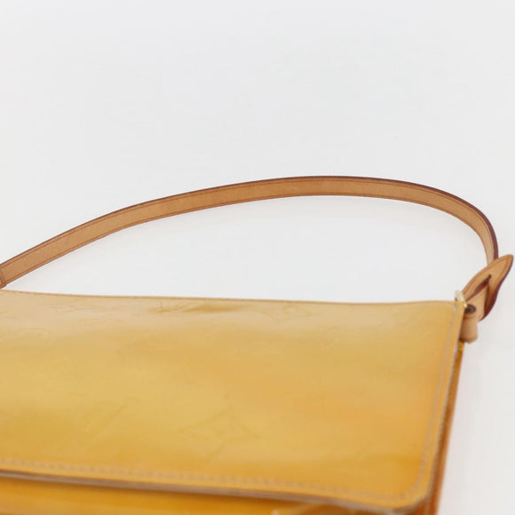 LOUIS VUITTON Monogram Vernis Lexington Pouch Beige M91010 LV Auth ep12290