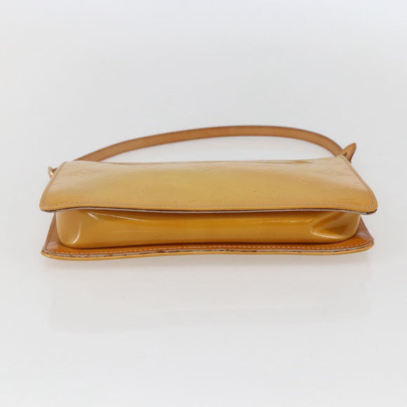 LOUIS VUITTON Monogram Vernis Lexington Pouch Beige M91010 LV Auth ep12290
