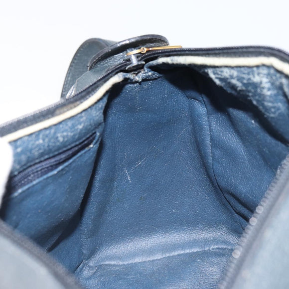 GUCCI GG Supreme Sherry Line Bag PVC 2way Navy Red gold 002 39 0069 Auth ep12291