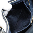 GUCCI GG Supreme Sherry Line Bag PVC 2way Navy Red gold 002 39 0069 Auth ep12291-24