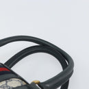 GUCCI GG Supreme Sherry Line Bag PVC 2way Navy Red gold 002 39 0069 Auth ep12291-14