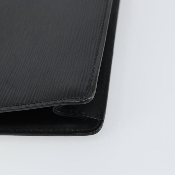 LOUIS VUITTON Epi Serie Dragonne Clutch Bag Black Noir M52612 LV Auth ep12293