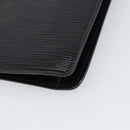 LOUIS VUITTON Epi Montaigne 27 Clutch Bag Black M52652 LV Auth ep12295-15