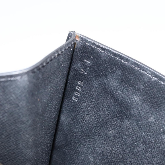 LOUIS VUITTON Epi Montaigne 27 Clutch Bag Black M52652 LV Auth ep12295