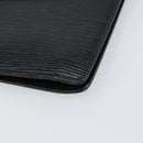 LOUIS VUITTON Epi Montaigne 27 Clutch Bag Black M52652 LV Auth ep12295-7