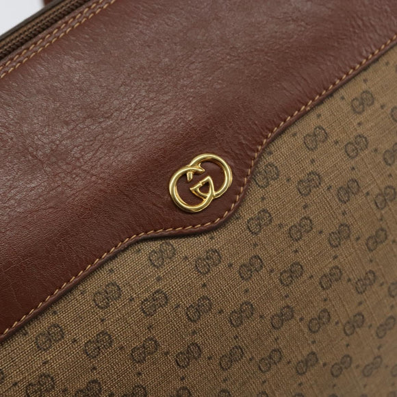 GUCCI Micro GG Supreme Shoulder Bag PVC Beige Gold 001 115 4001 Auth ep12296