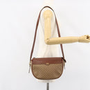 GUCCI Micro GG Supreme Shoulder Bag PVC Beige Gold 001 115 4001 Auth ep12296-21