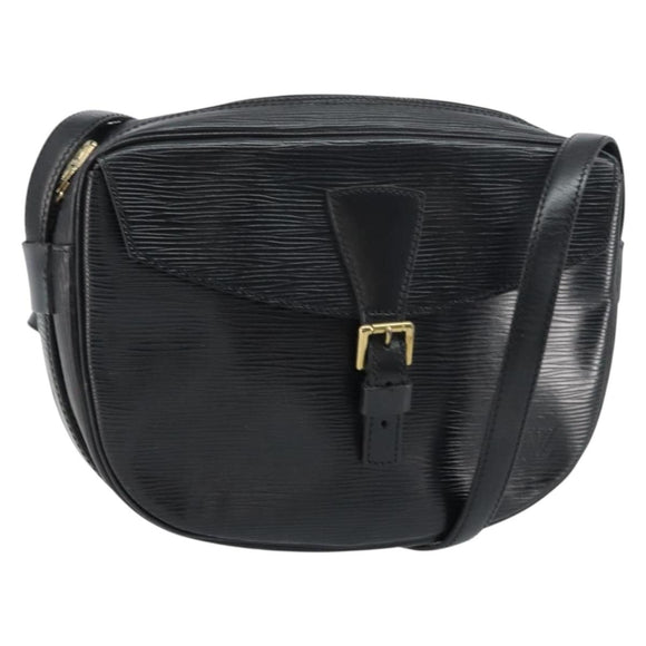LOUIS VUITTON Epi Jeune Fille MM Shoulder Bag Black M52152 LV Auth ep12297