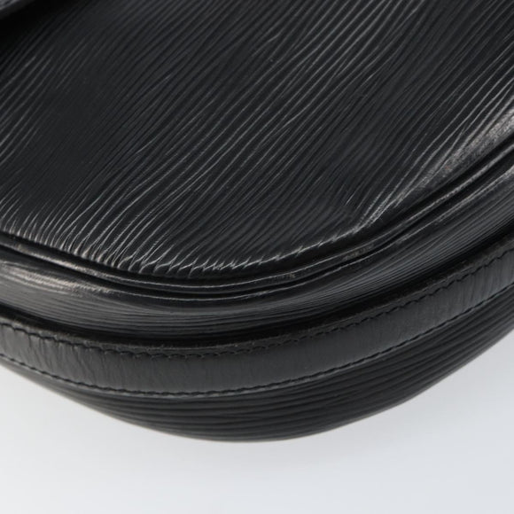 LOUIS VUITTON Epi Jeune Fille MM Shoulder Bag Black M52152 LV Auth ep12297
