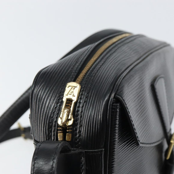 LOUIS VUITTON Epi Jeune Fille MM Shoulder Bag Black M52152 LV Auth ep12297