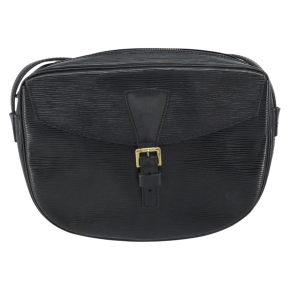 LOUIS VUITTON Epi Jeune Fille MM Shoulder Bag Black M52152 LV Auth ep12297