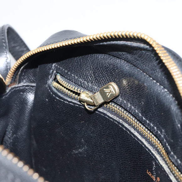 LOUIS VUITTON Epi Jeune Fille MM Shoulder Bag Black M52152 LV Auth ep12297