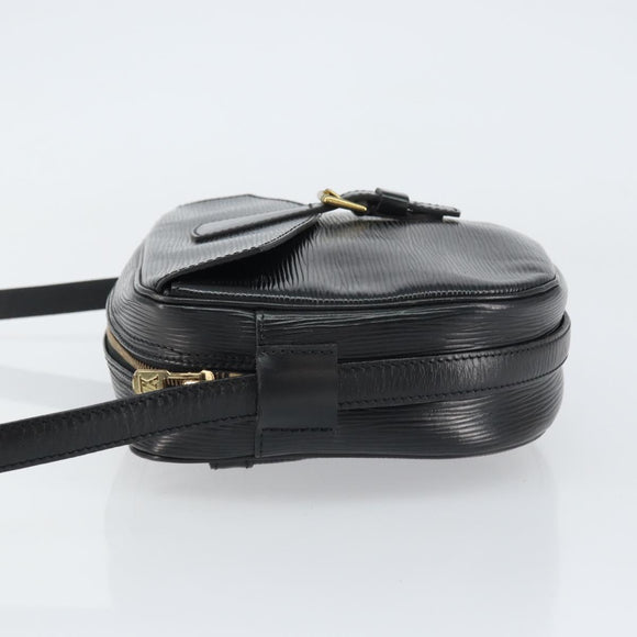 LOUIS VUITTON Epi Jeune Fille MM Shoulder Bag Black M52152 LV Auth ep12297
