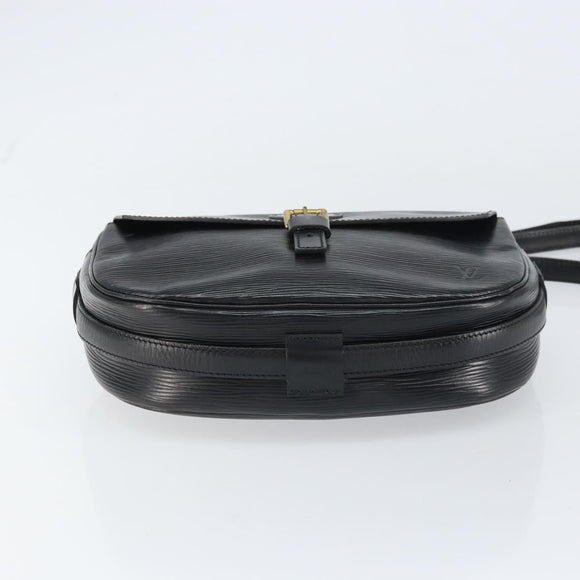 LOUIS VUITTON Epi Jeune Fille MM Shoulder Bag Black M52152 LV Auth ep12297